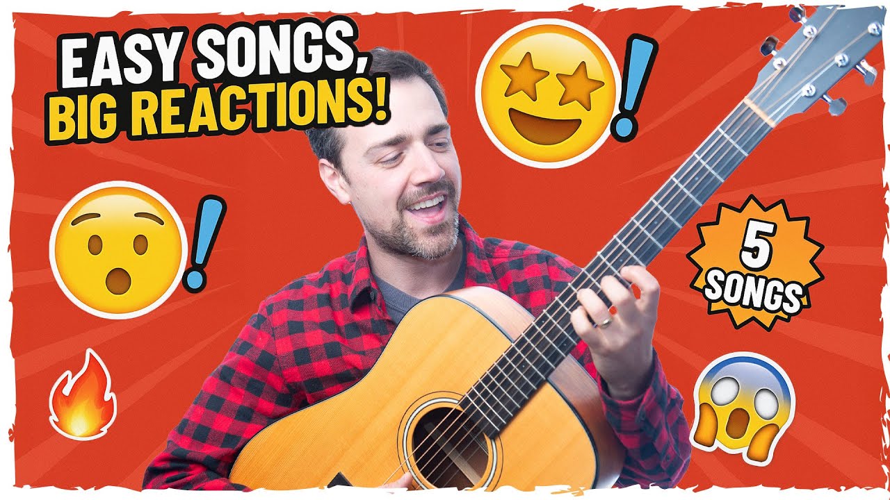 5 Easy Guitar Songs to Impress Your Friends