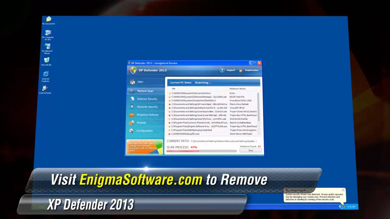 How to Detect and Remove XP Defender 2013 FakeAV
