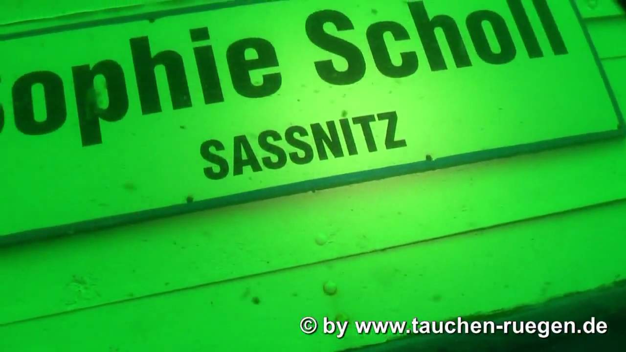 Wracktauchen Rügen - Tauchgang zur  Sophie Scholl