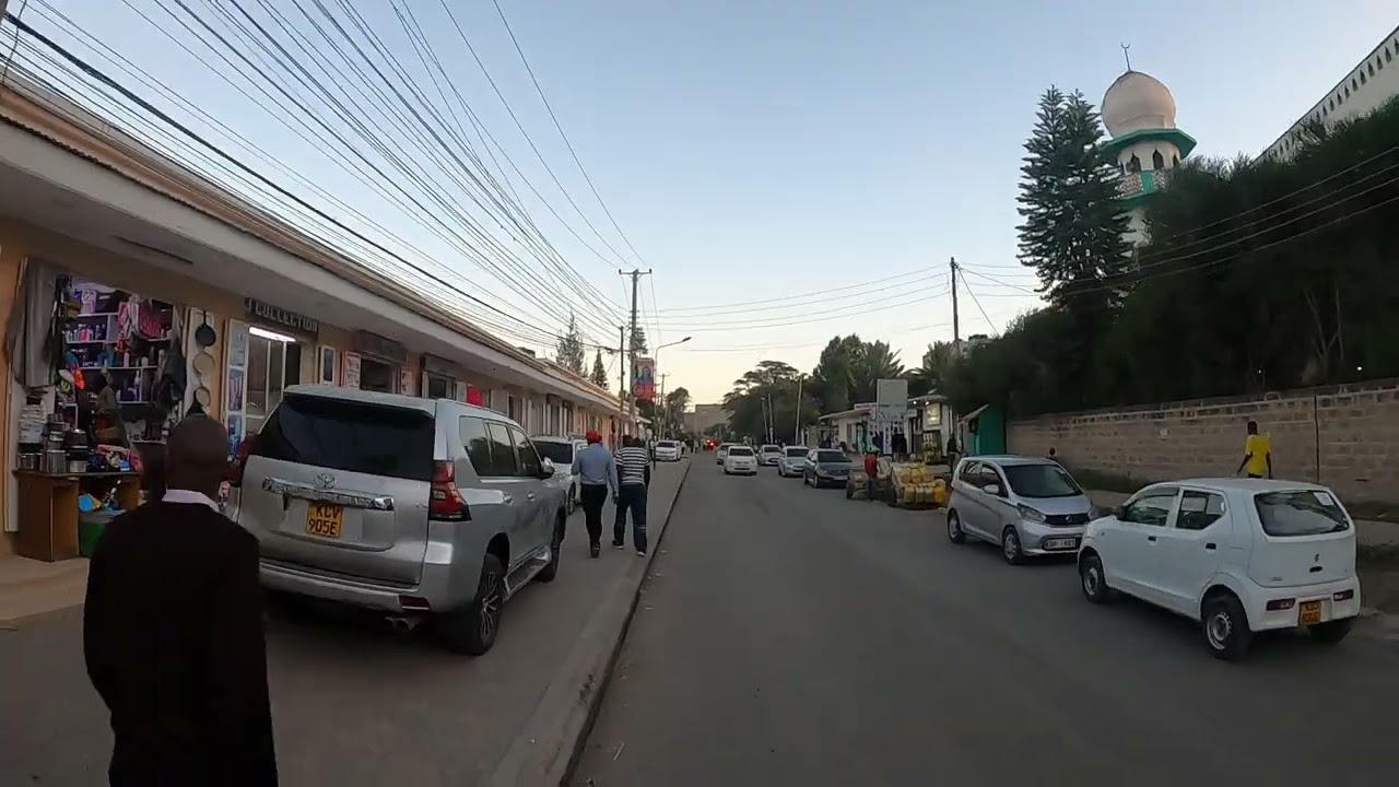 Fedha Estate in the evening.  Vibe & Atmosphere