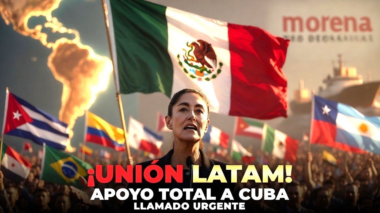 Alianza contra Trump : Morena(mexico) exige unión total Latam debe salvar a Cuba