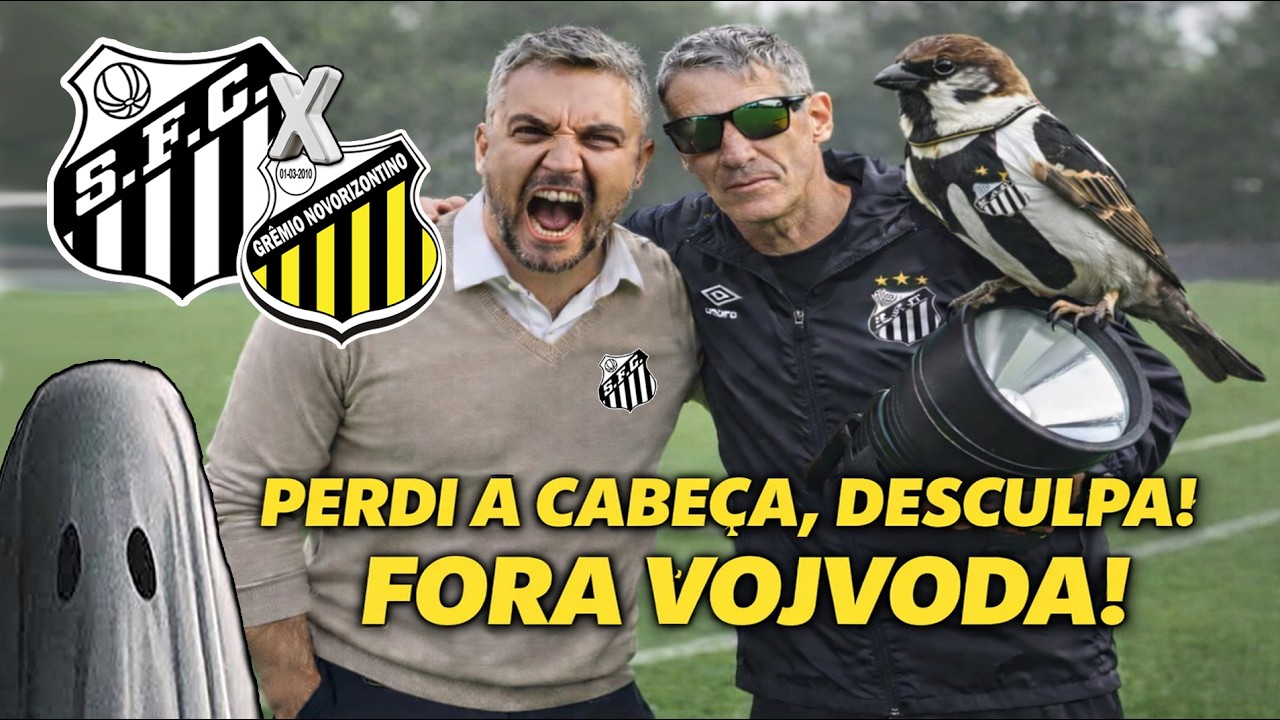 ⚽NOVORIZONTINO 2 X 1 SANTOS FC: DESCULPA OS PALAVRÕES!⚽