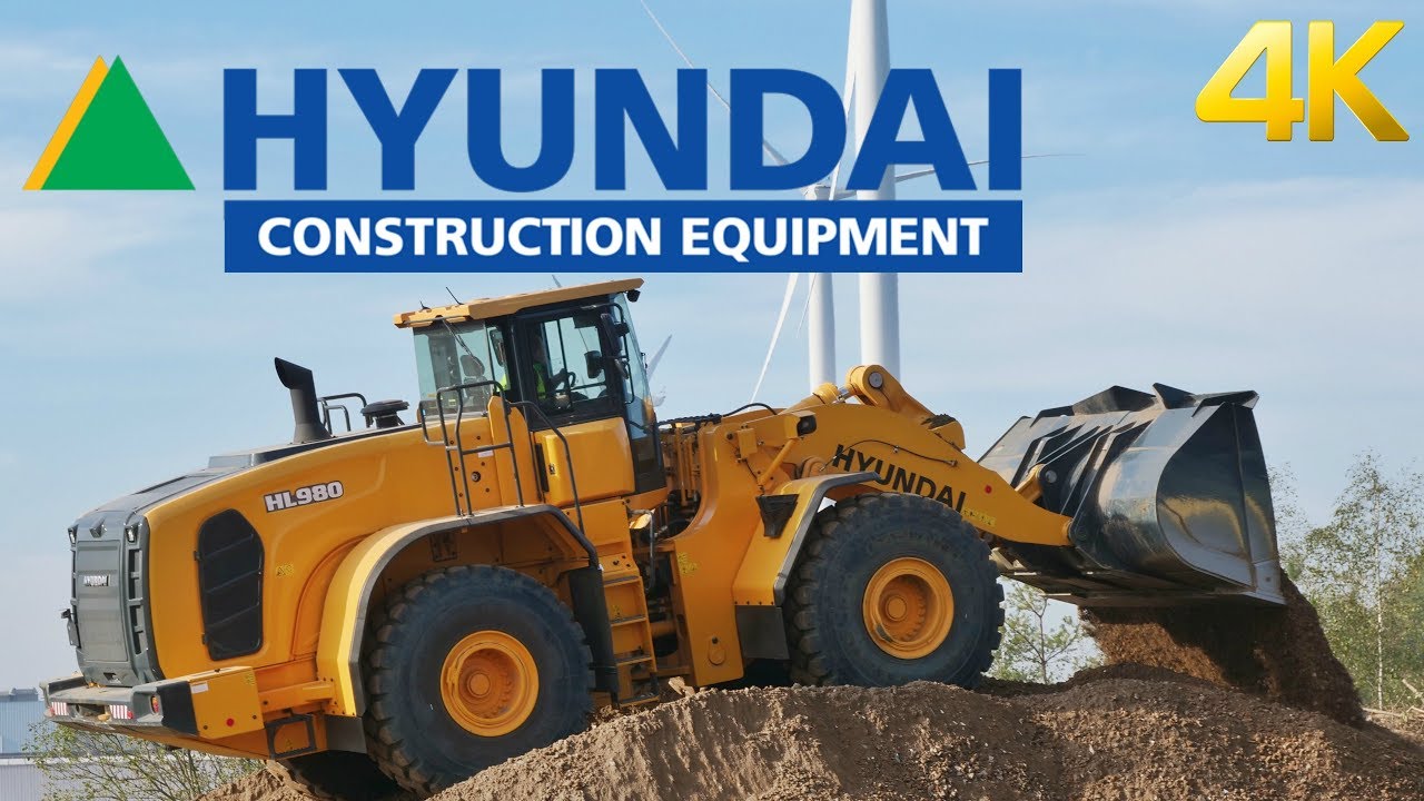 Hyundai HL980 Wheel Loader in Cab GoPro