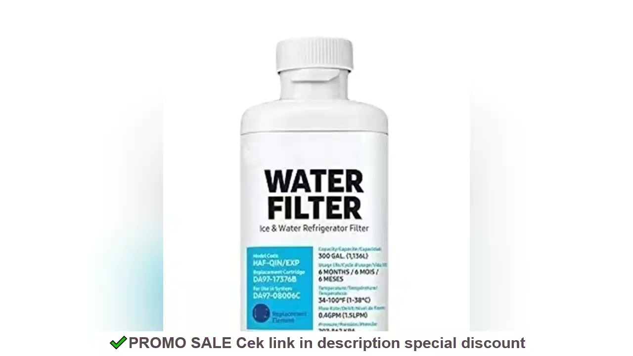 Refrigerator Water Filter DA97 17376B Leakage Proof Replacement Fridge Water Filter for Home
