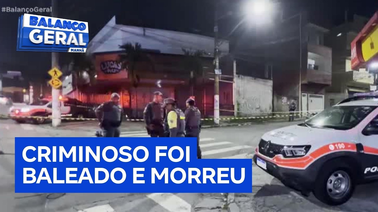 Policial de folga reage a assalto e mata criminoso na zona leste de São Paulo