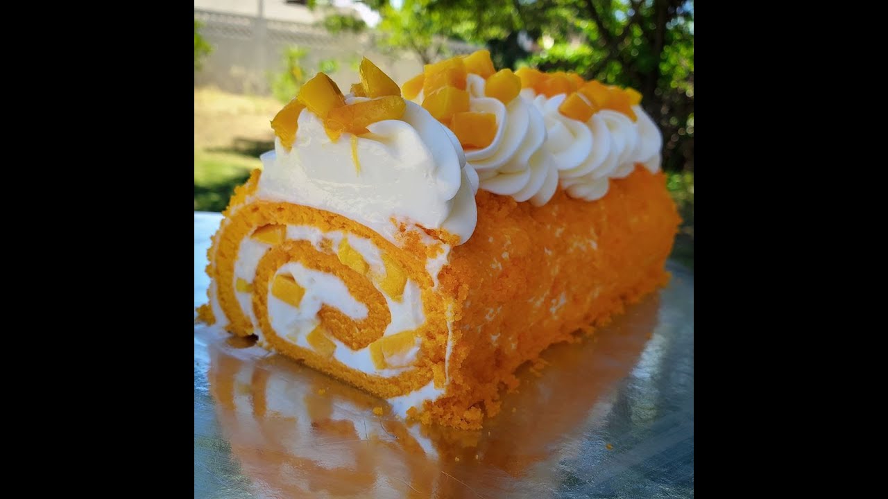 Mango Swiss Roll