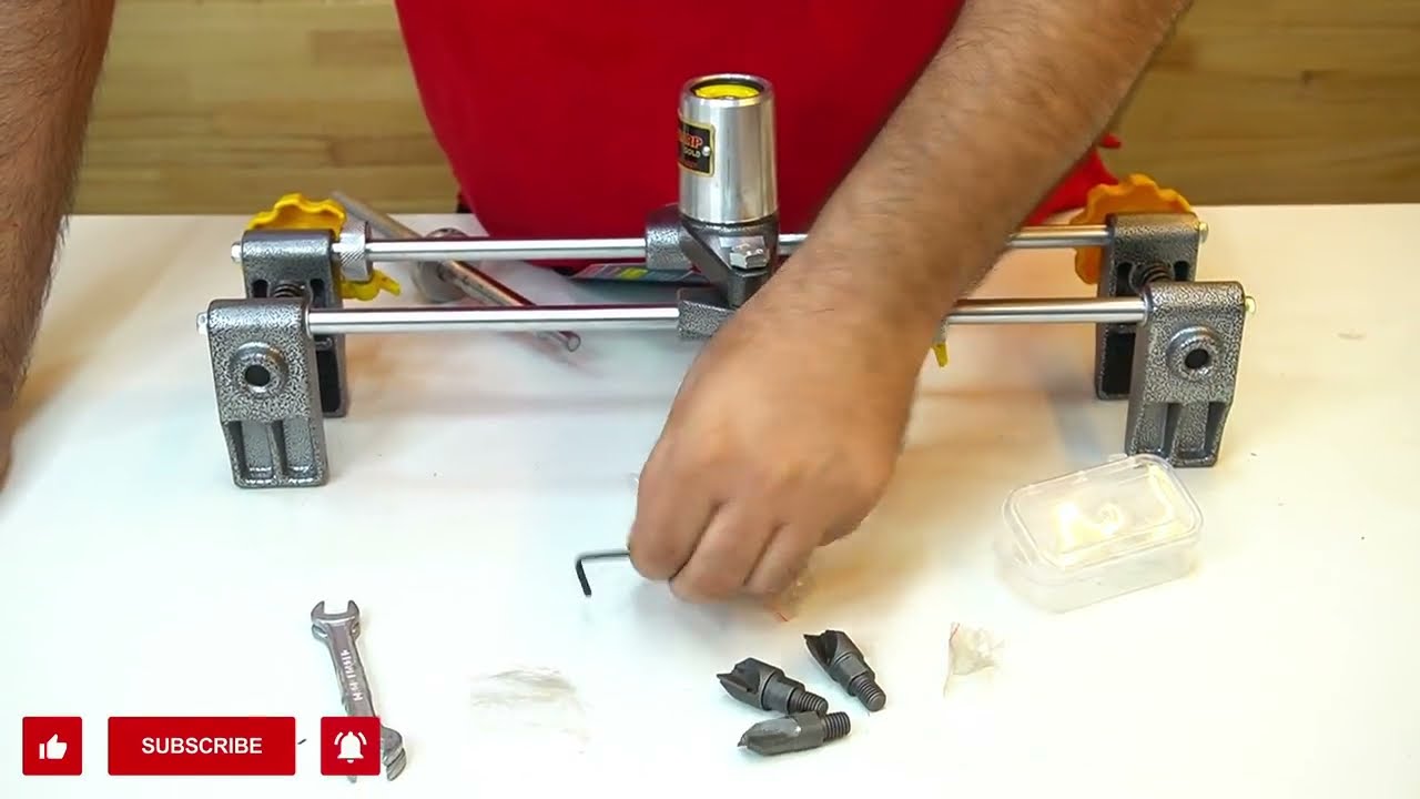 Sharp Gold Door lock Mortiser