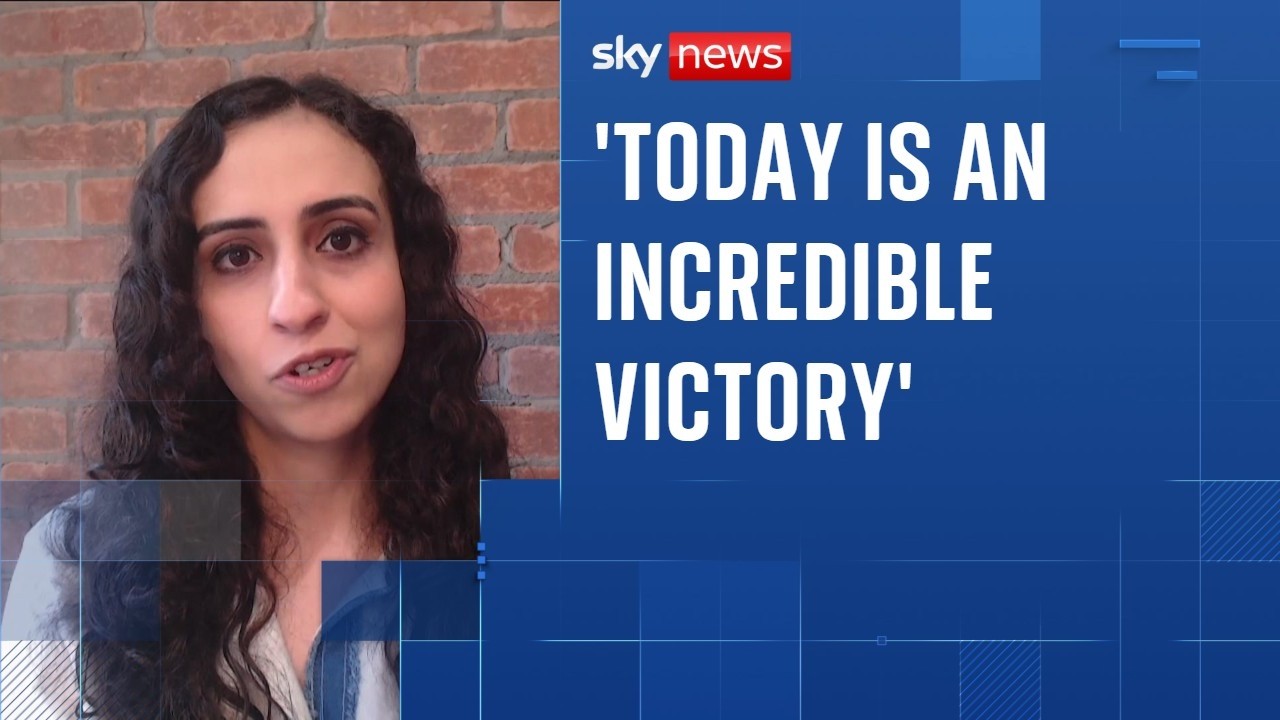 Palestine Action co-founder: 'Today is just an incredible victory'