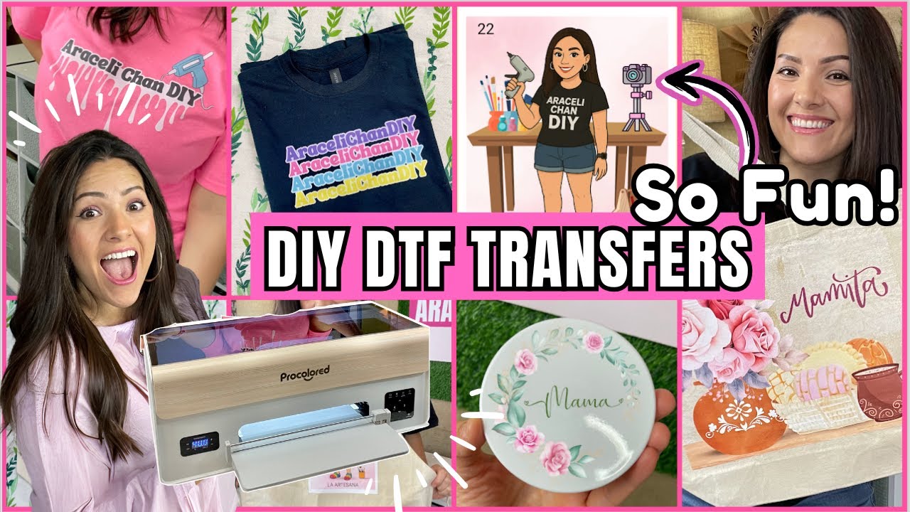 How To Print DTF Transfers At Home 🐼 | DTF Printer For Beginners | Procolored P13 DTF Printer