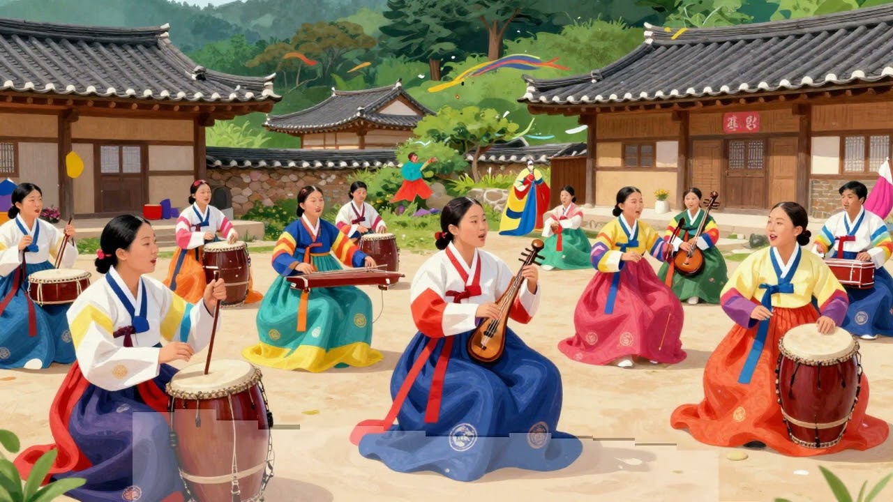 조선의 흥, 한밤을 수놓다 🌙 춤추는 국악팝과 힙한 전통 리듬의 만남