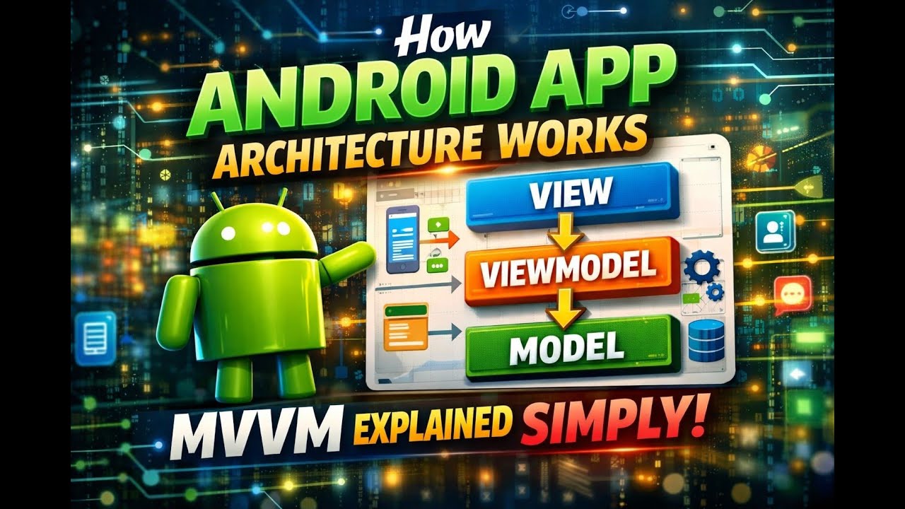 How android apps works | MVVM Architecture | Explain Simple Tamil | Android MVVM Architecture