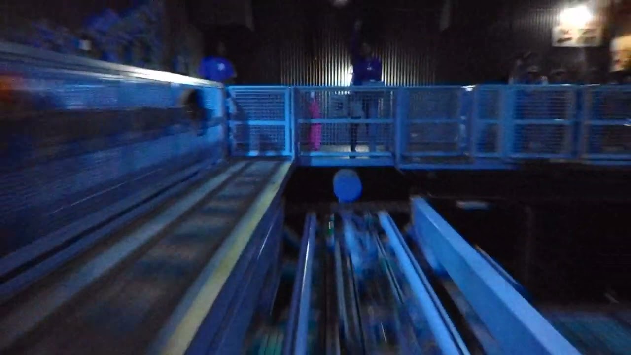 Mr Freeze: Reverse Blast, Front Row Nighttime, Six Flags Over Texas, 4-26-25, Camera Glasses POV