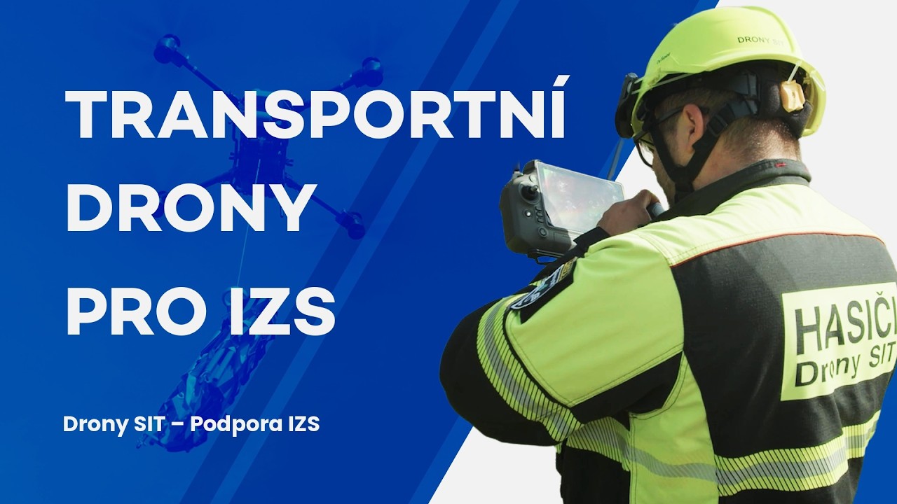 Transportní drony pro podporu IZS