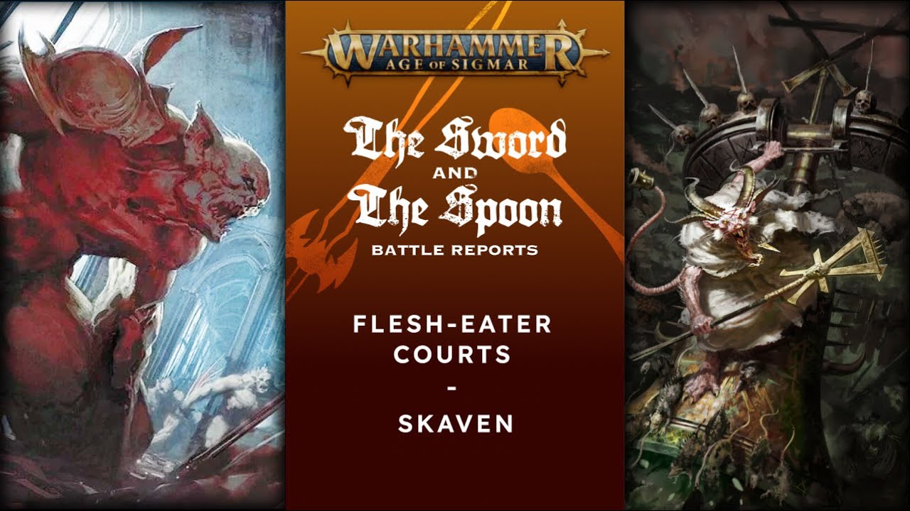 Flesh-Eater Courts v Skaven #games #warhammercommunity  #ageofsigmar