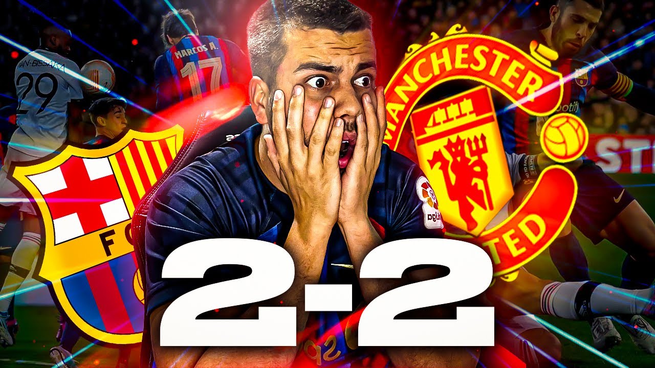 Cule Reacciona al Barca 2-2 M.United!! MENUDO ROBO 😡