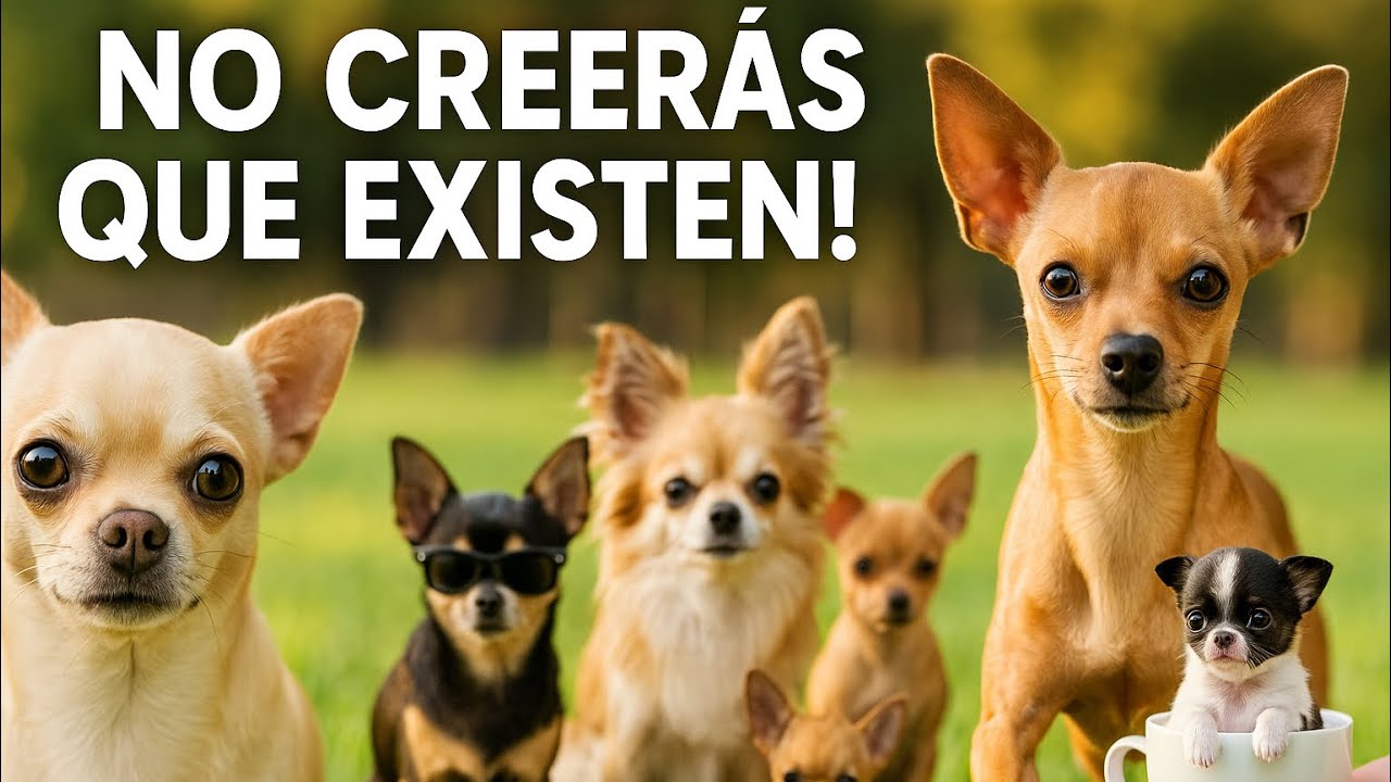 👉 ¡No creerás que existen! Los 6 tipos de Chihuahuas 🐶