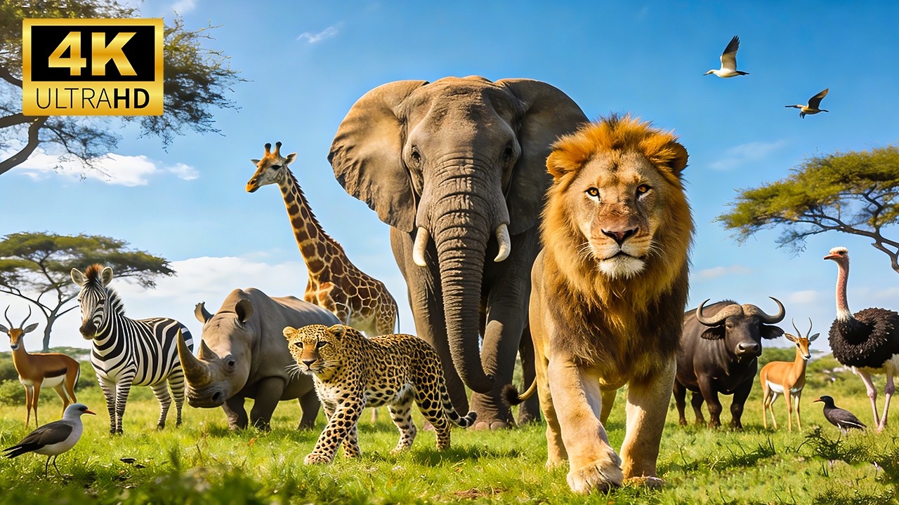 ANIMALS OF AMAZON RAINFOREST 4K Ultra HD – Jungle Wildlife and Sounds