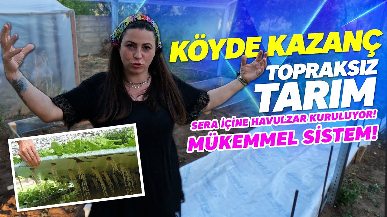 TOPRAKSIZ TARIM İçin Havuzları Kuruyoruz - Köyde Para Kazanmak (Köy Hayatı - Köye Göç)