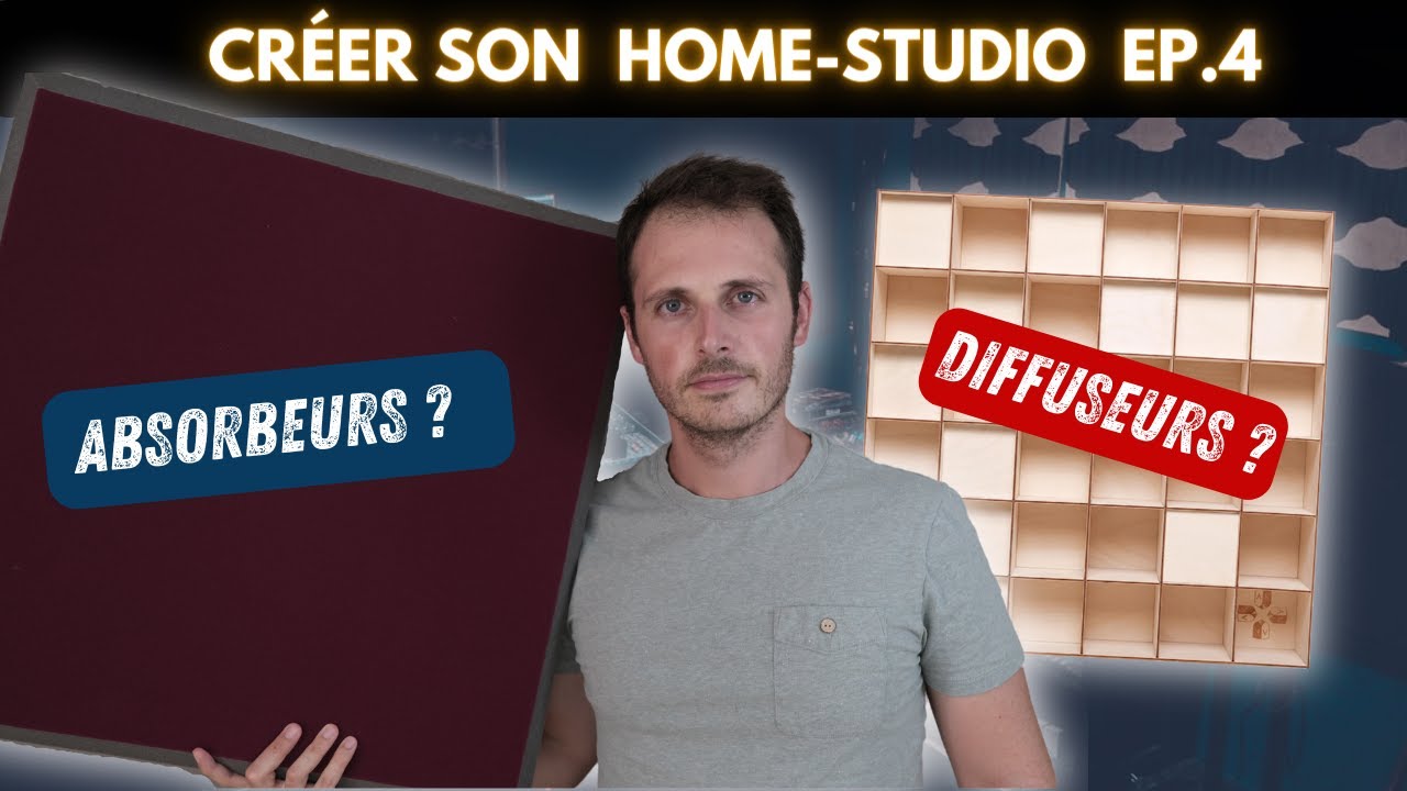 Traitement ACOUSTIQUE du HOME-STUDIO Ep 4/5