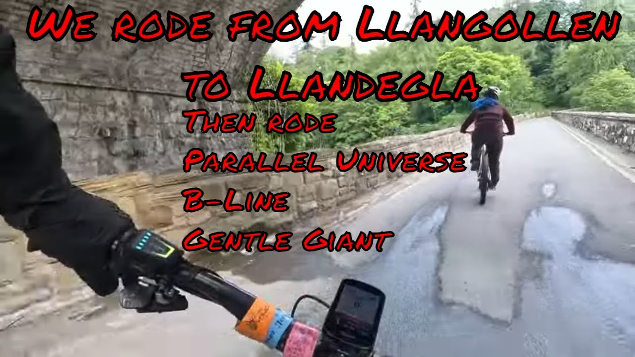 We rode Llangollen to Llandegla then rode, Parallel Universe, B Line and Gentle Giant