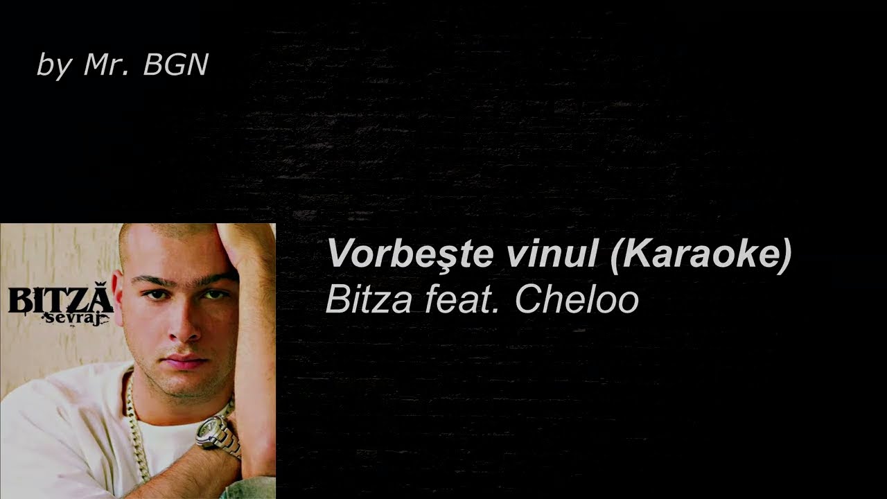 Bitza feat. Cheloo - Vorbeste vinul (karaoke)