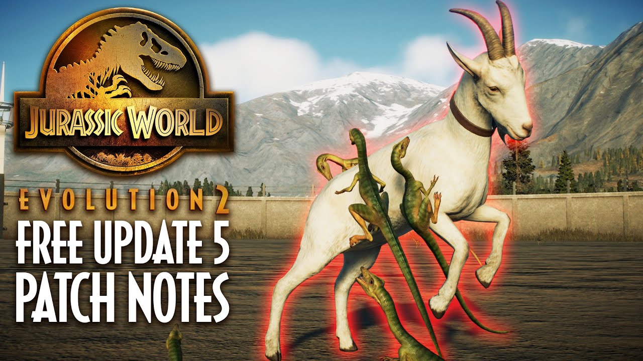 No more random escapes??? FREE UPDATE 5 PATCHNOTES | Jurassic World Evolution 2