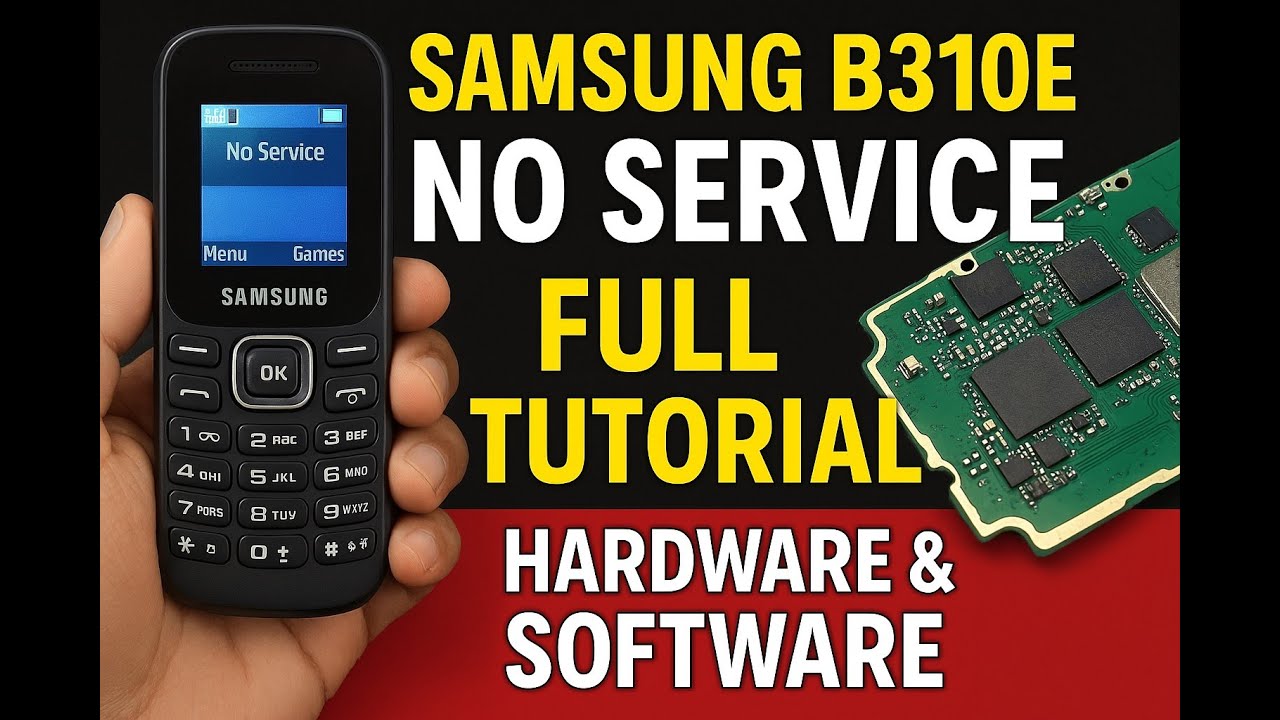 Samsung B310E No Service Fix | Full Hardware & Software Troubleshooting Guide for Network Issues