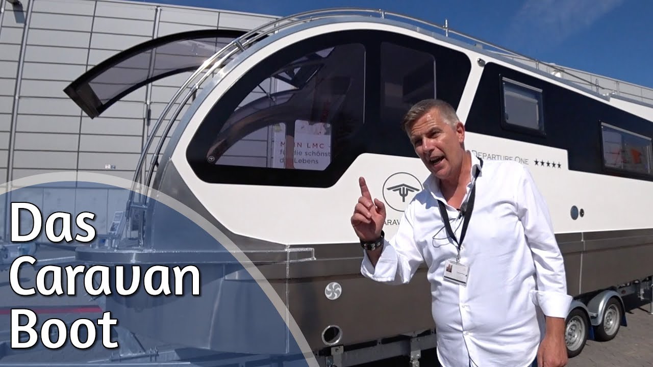 Zwei Deutsche bauen schwimmenden Wohnwagen. CaravanBoat: Hausboot & Caravan - Jetzt sogar bei Tchibo