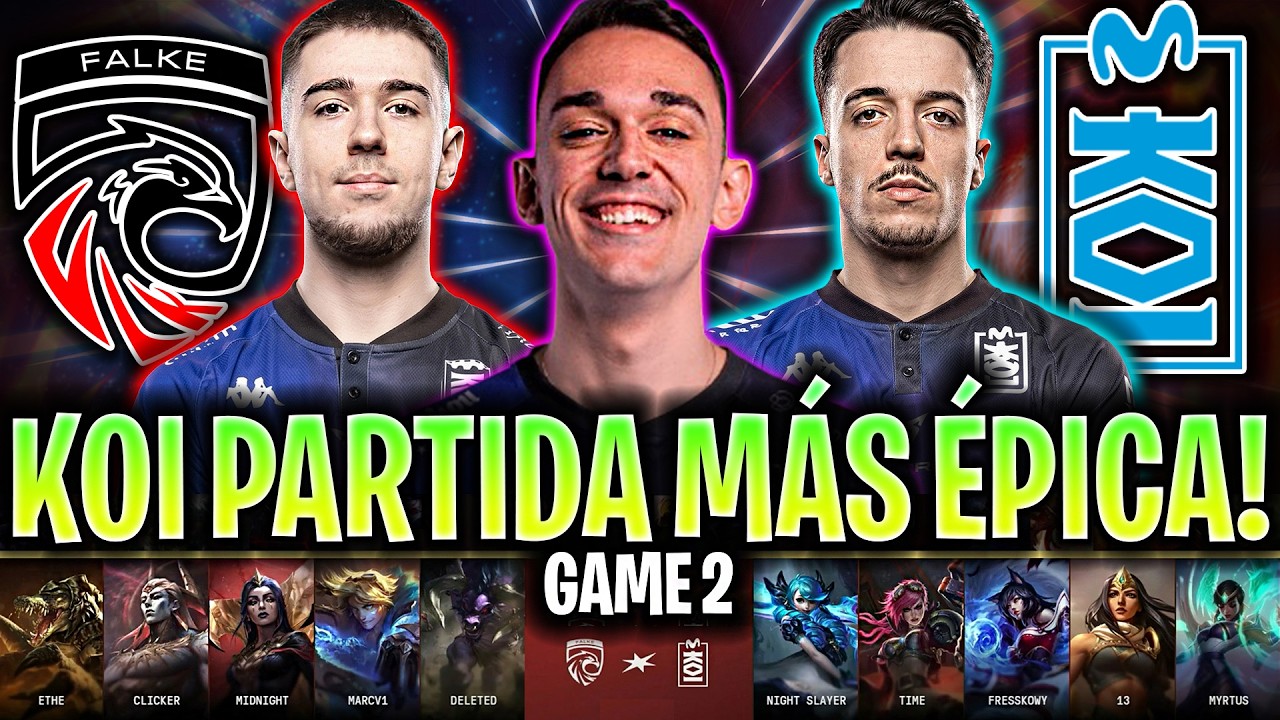 KOI EN LA PARTIDA M&Aacute;S &Eacute;PICA DE LA LES!😱 | FLK vs KOI Game 2 LES PRIMAVERA 2026 ESPA&Ntilde;OL