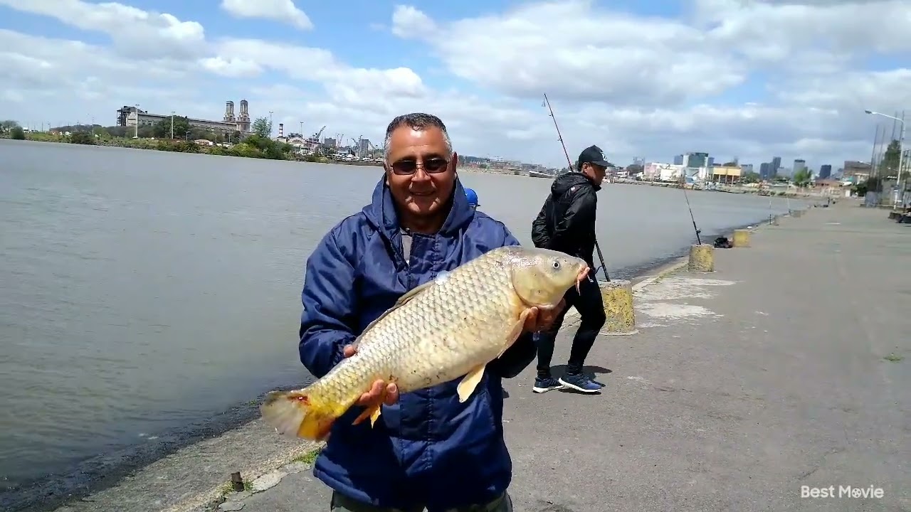 PESCA DE CARPONES CON EL TUCU Y LOS COMPA&Ntilde;EROS