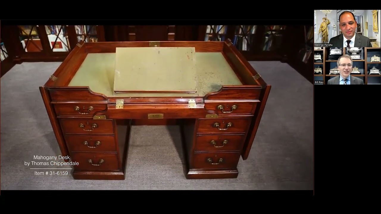 Mahogany Desk by Thomas Chippendale | M.S. Rau