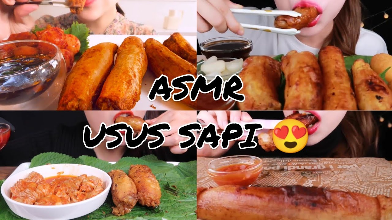 ASMR DEACHANG 😍 | MUKBANG USUS SAPI renyah😋