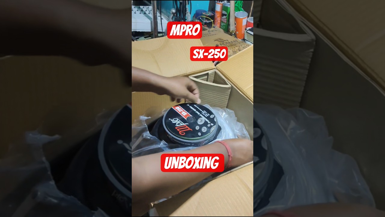 Mpro SX-250 Speaker Unboxing #bengalsetup #prdasmusic #djbox #djspeaker #dj #unboxing #bass #djsetup