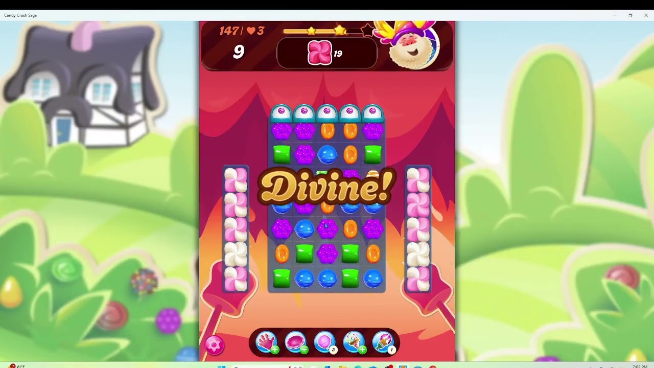 Candy Crush Saga Legendary Level 147 | Step by Step Walkthrough | F2P Strategy