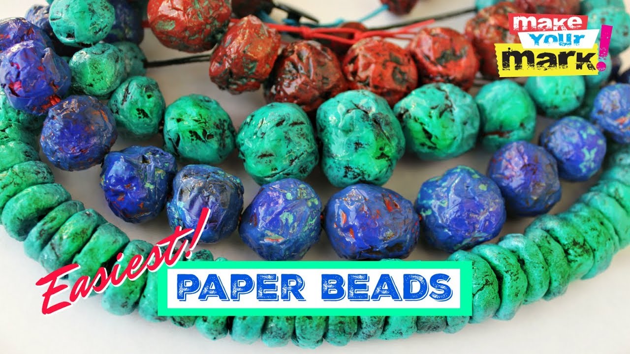 Easiest Paper Beads