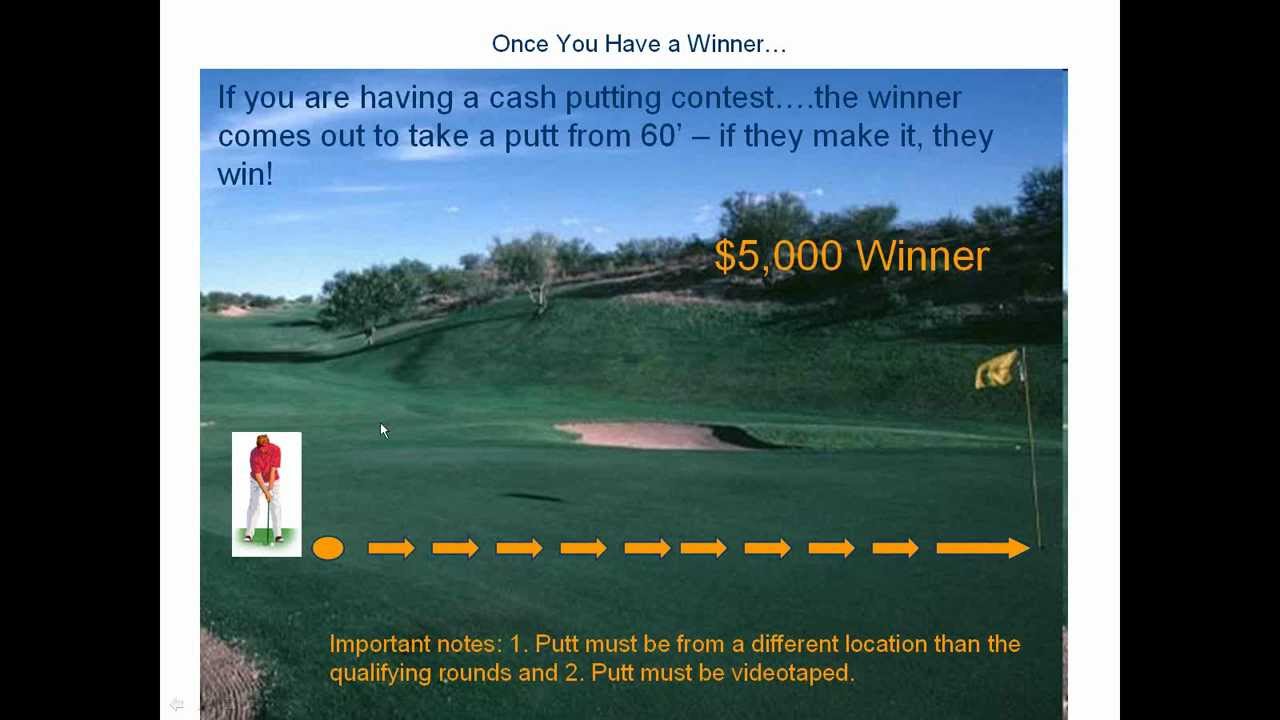 How to Run a Fundraising Putting Contest.wmv
