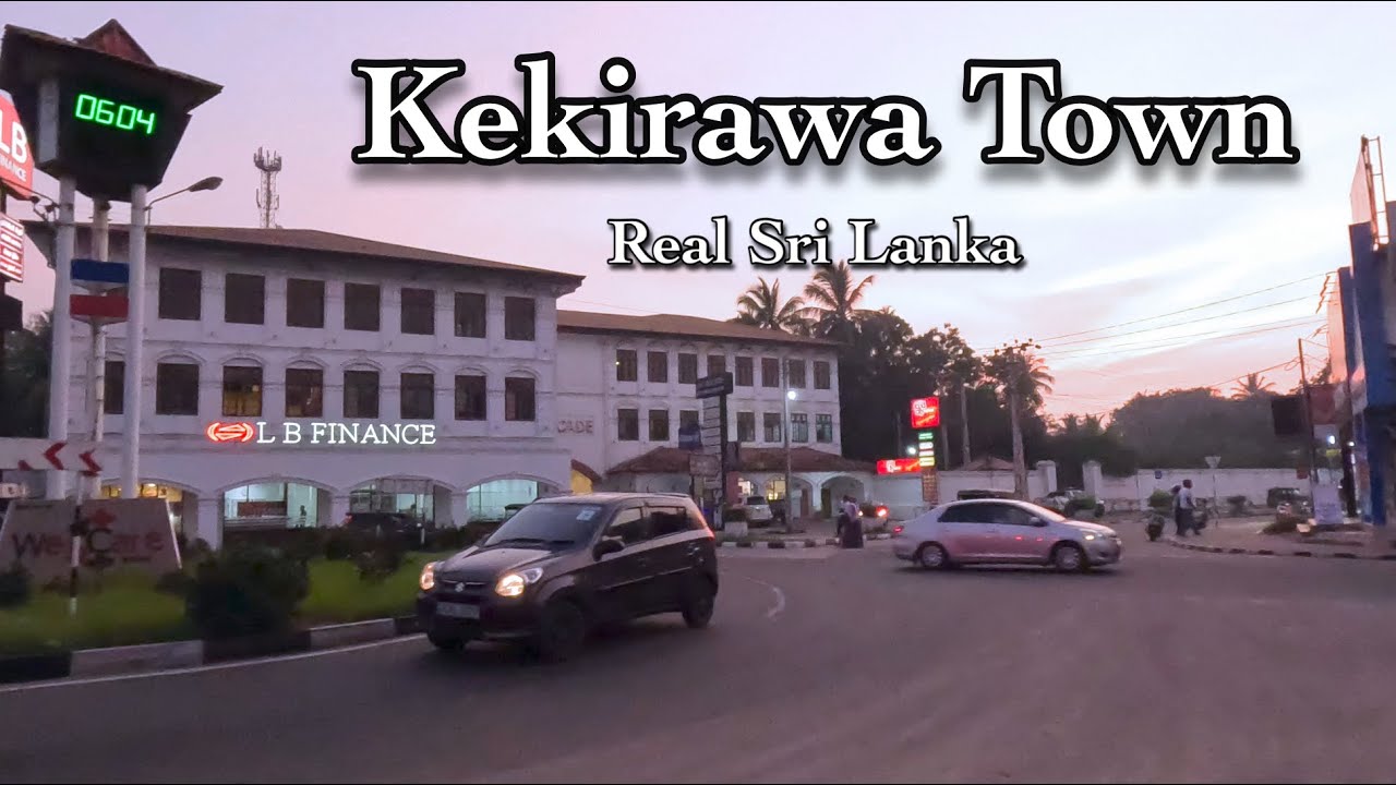 Kekirawa Town | City Tour In Sri Lanka | Sri Lanka driving tour | W World | Street Sounds 4k