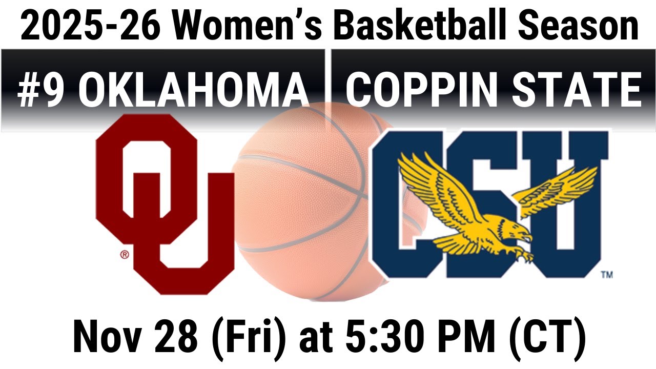 2025 Nov 28 WomensBB #9 Oklahoma OU Sooners vs Coppin State Eagles Coconut Hoops 20251128
