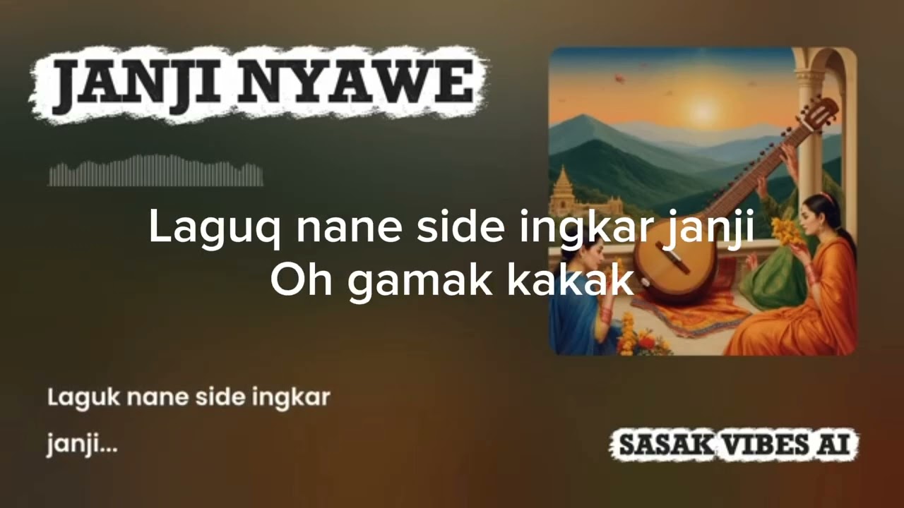 Karaoke JANJI NYAWE V.Reggae