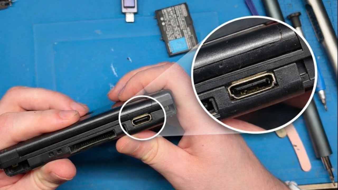 Nintendo DS Lite USB-C Mod Installation
