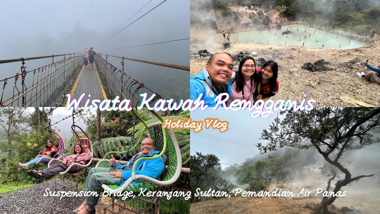 Rekomendasi Wisata di Bandung | KAWAH RENGGANIS | Rengganis Suspension Bridge, Keranjang Sultan