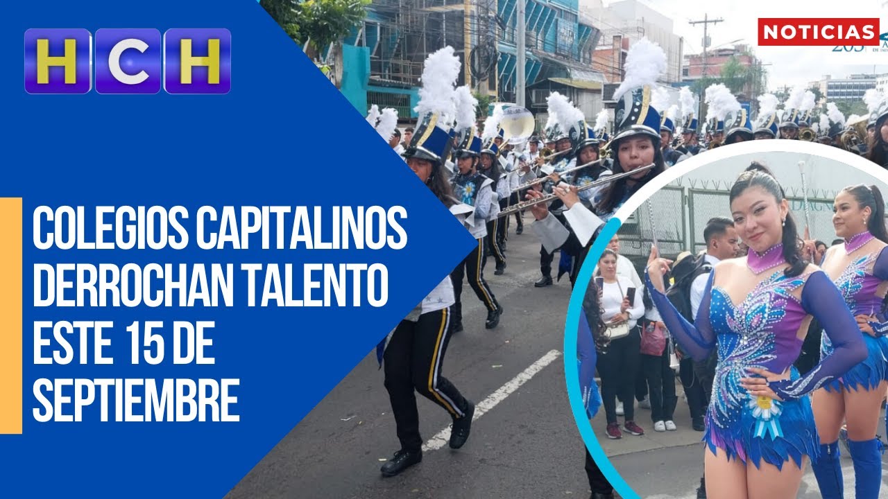 Colegios capitalinos derrochan talento este 15 de septiembre