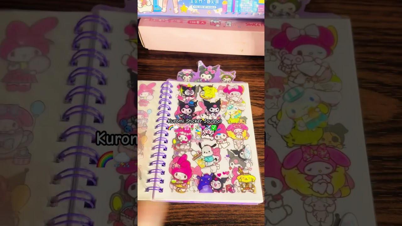 Aesthetic Journal🇮🇩🌈⛈💸✨🌸 #sticker #journal #diary #kuromistationery #stickerbook #stickers