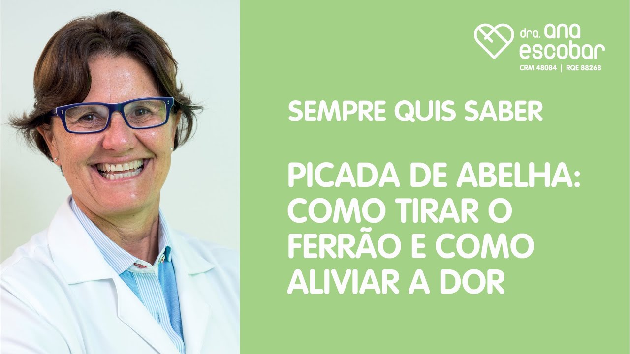 Picada de abelha: Como tirar o ferr&atilde;o e como aliviar a dor