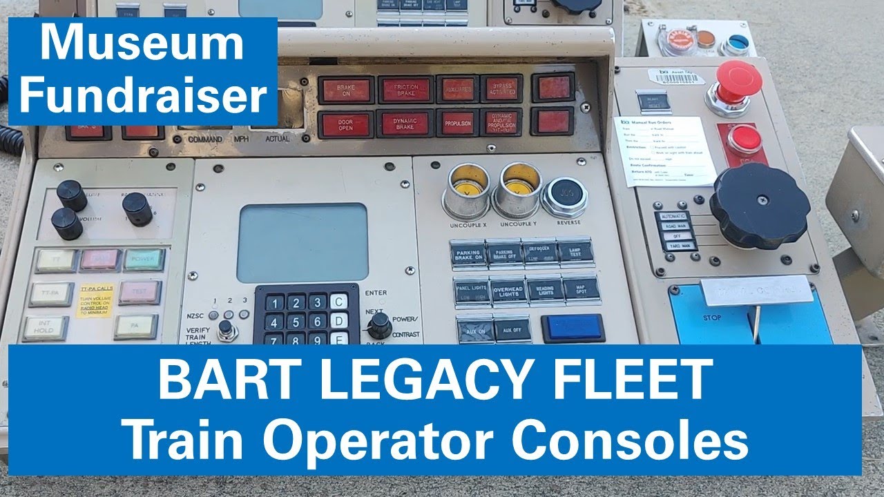 BART Train Operator Consoles (and For Sale!)