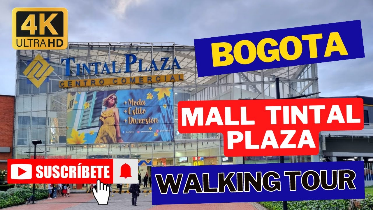 Walking Tour mall Tintal Plaza Caminando Conociendo inside mall ((BOGOTA / COLOMBIA) 4K