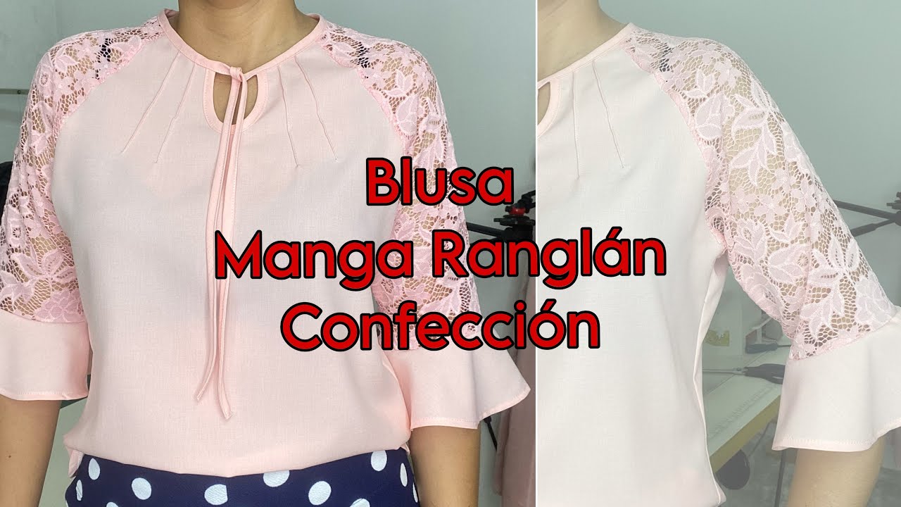 Confección de blusa manga Ranglan