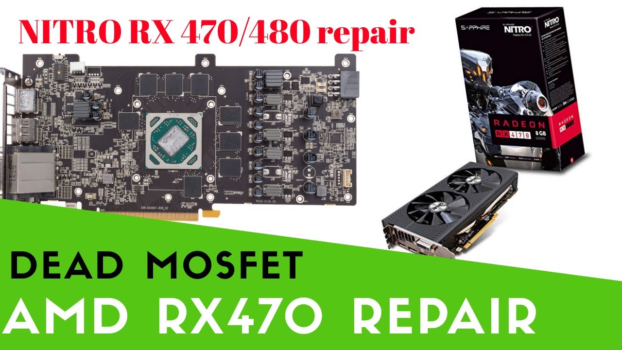 AMD RX470/480 Repair/No Picture !Zuschauer!FIXIT!