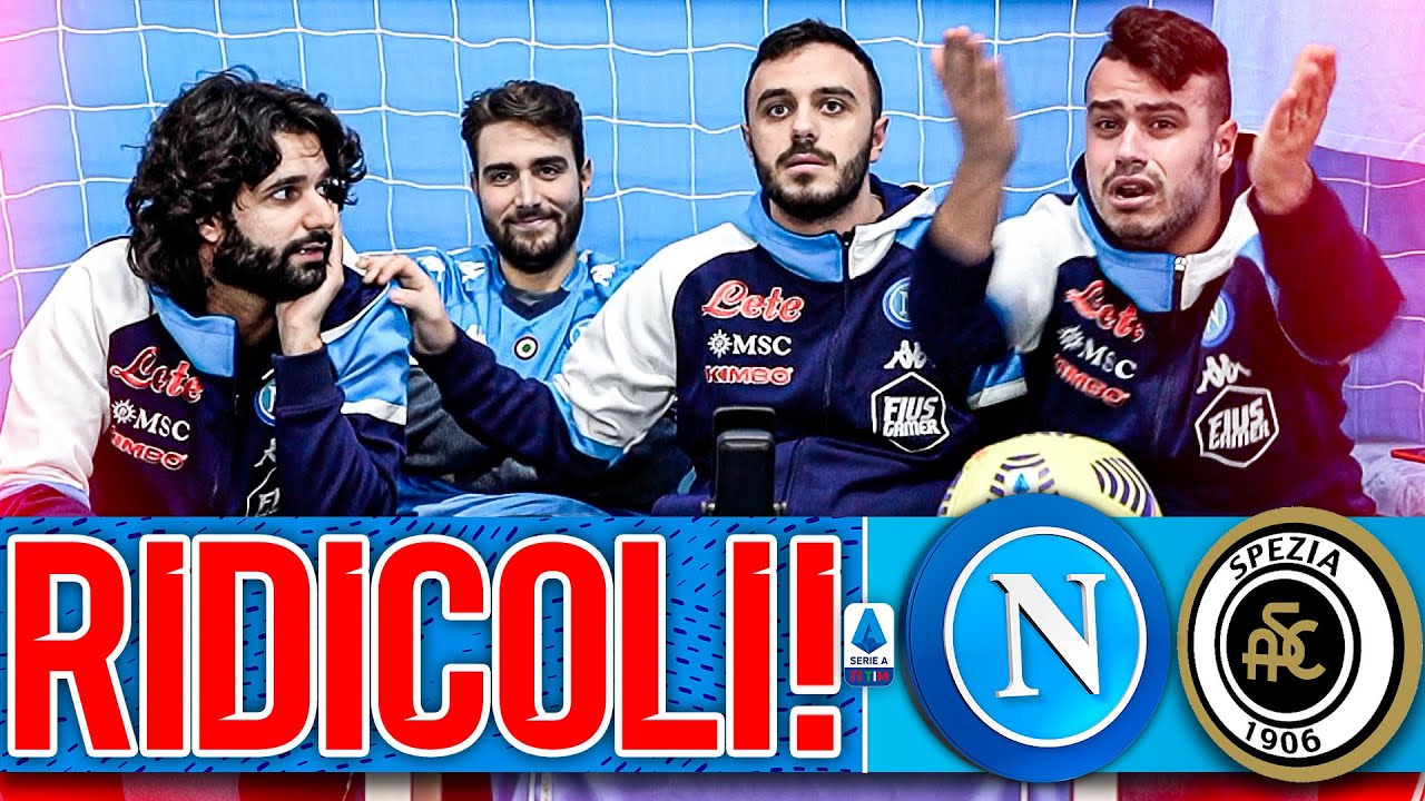 🤡🤡🤡 RIDICOLI! NAPOLI 1-2 SPEZIA | LIVE REACTION TIFOSI NAPOLETANI HD