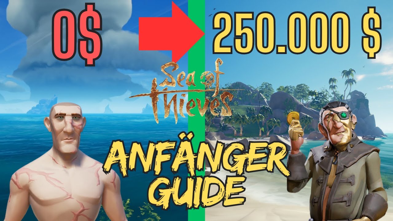 Vom BEGINNER zum ersten SCHIFFF unter 2 STUNDEN Anfänger Guide | Sea of Thieves Deutsch